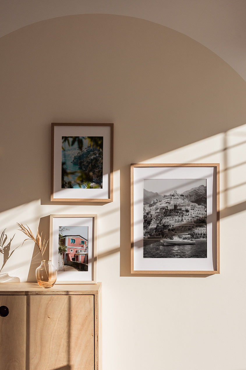 amalfi coast wall art set 
