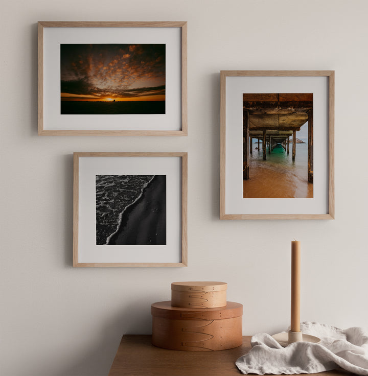 Moody Coastal Set of 3 - Florida Ocean Wall Art (Digital Downloads)