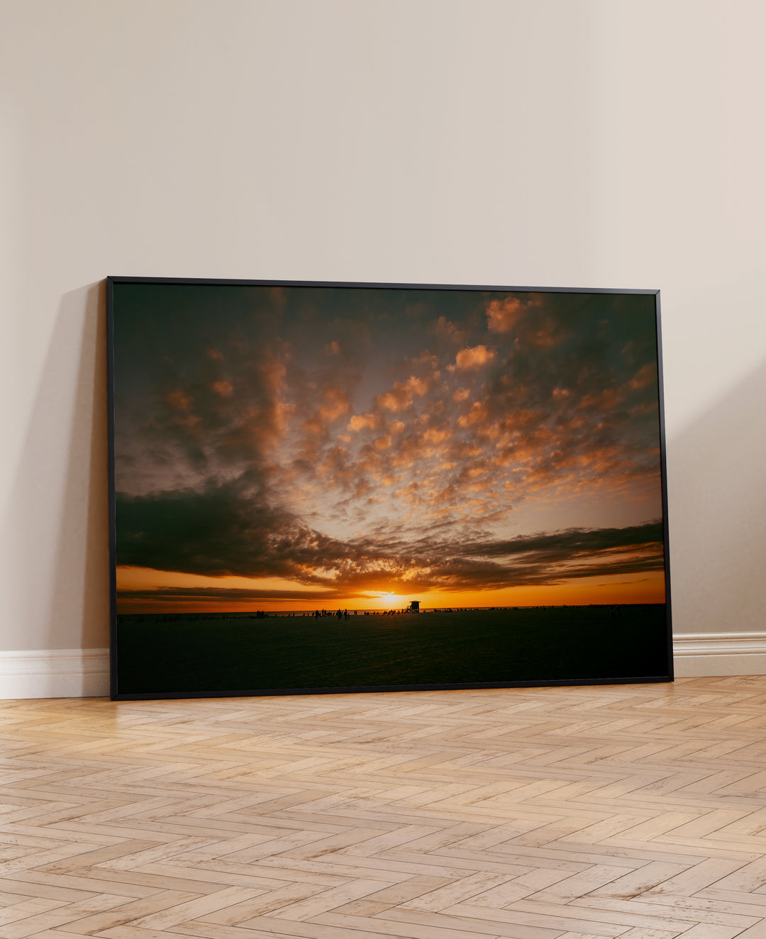 florida sunset printable wall art poster