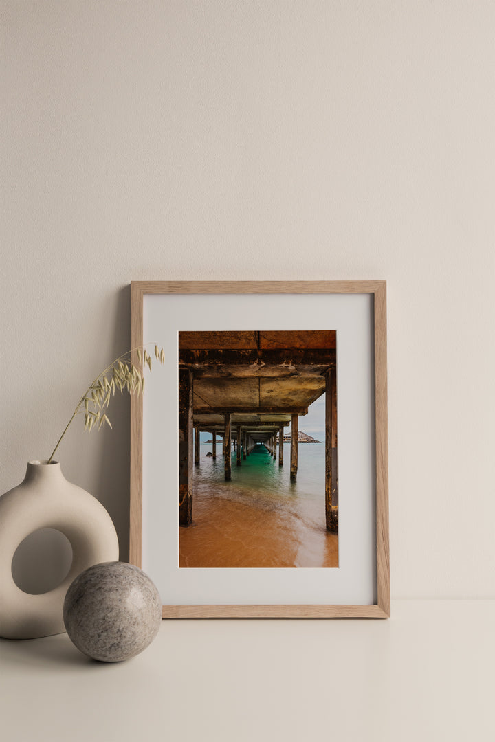 Under Makai Pier – Hawaii Ocean Wall Art (Digital Download)